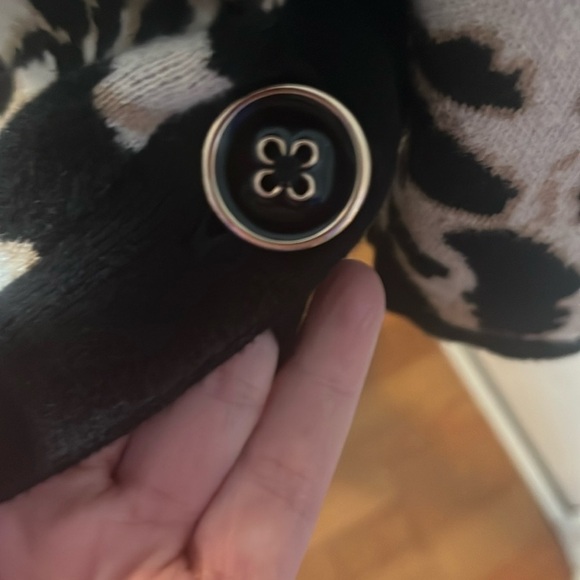 Chico’s women’s Leopard-Print Mock Neck Sweater Tunic size 1 US medium - Picture 6 of 10